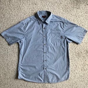 🧔 Wolverine button up plaid dress shirt L